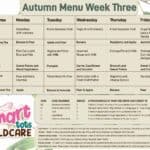 Autumn menu week 3